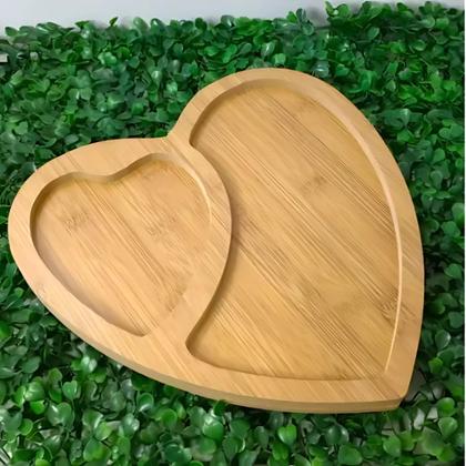 Imagem de Bandeja de MDF Petisqueira 2 Corações DC1150 - Yoss 