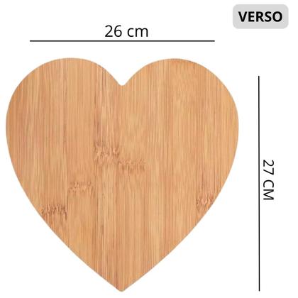 Imagem de Bandeja de MDF Petisqueira 2 Corações DC1150 - Yoss 