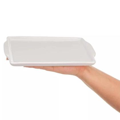 Imagem de Bandeja de Melamina Com Alça Travessa para Decoração 33x23cm