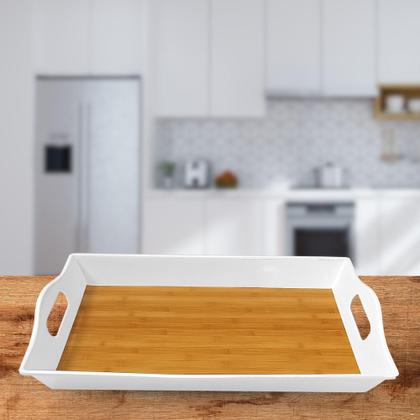 Imagem de Bandeja De Melamina Para Servir Café Da Manhã Churrasco