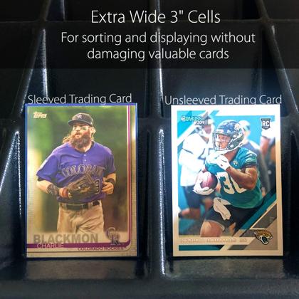 Imagem de Bandeja de separação e distribuição de cartas TitanShield, pacote com 2 unidades, preta