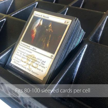 Imagem de Bandeja de separação e distribuição de cartas TitanShield, pacote com 2 unidades, preta