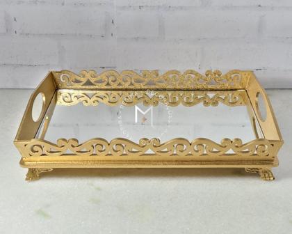 Imagem de Bandeja Decoração Luxo Lavabo - Enfeite Decorativo