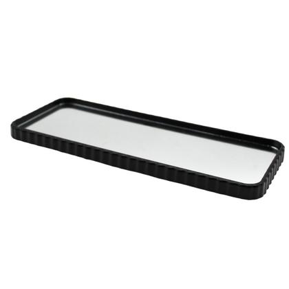 Imagem de Bandeja Decorativa de Vidro Borda Ondulada Retangular Multiuso