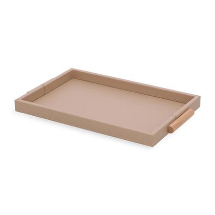 Imagem de Bandeja Decorativa em Mdf com Revestimento em Pu Rose 44cm 19343 Mart