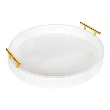 Imagem de Bandeja decorativa Kate and Laurel Lipton Modern Round 18cm