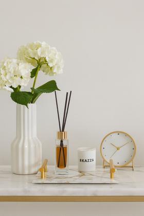 Imagem de Bandeja Decorativa Retangular Mdf Branca com Alça Cafe Bar