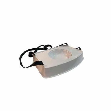 Imagem de Bandeja Degustação Cloche Com Alça Na Cor Preta