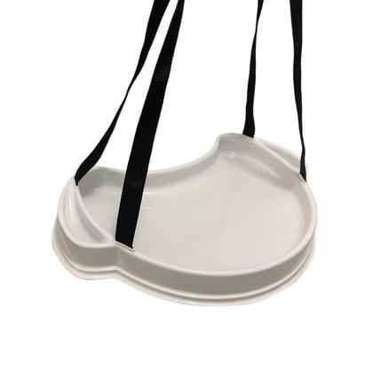 Imagem de Bandeja Degustação Meia Lua Com Alça Na Cor Amarela