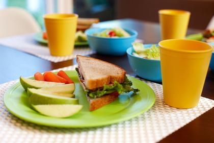 Imagem de Bandeja Dividida Green Eats de Plástico Reciclado Livre de BPA