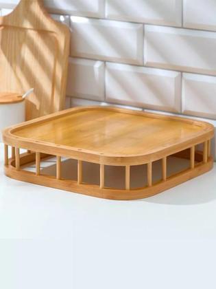Imagem de Bandeja dolce home retangular bambu  1490