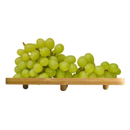 Imagem de Bandeja em Bambu Para Sushi Oriental 21cm Servir Restaurante