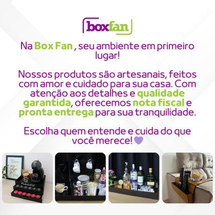 Imagem de Bandeja Espelhada Bar Bedidas Organizador Aparador Café Mdf Marrom Tabaco