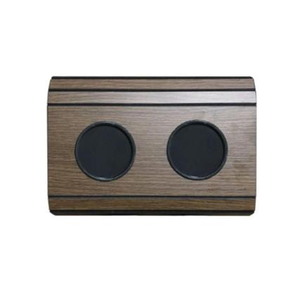 Imagem de Bandeja Esteira para Braço de Sofá MDF Imbuia com Porta Copos