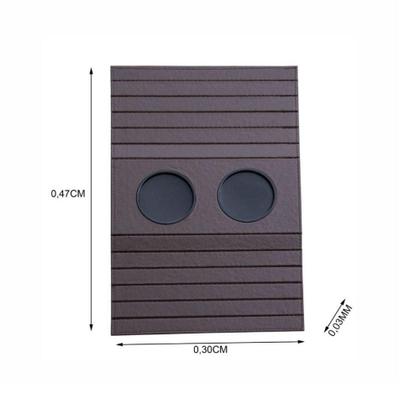 Imagem de Bandeja Esteira para Braço de Sofá MDF Imbuia com Porta Copos