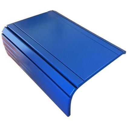 Imagem de Bandeja Esteira Para Braço De Sofá Porta Copo Reto Azul