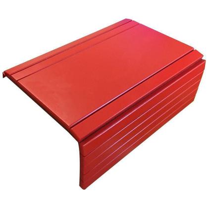 Imagem de Bandeja Esteira Para Braço de Sofá Porta Copo Reto Vermelho