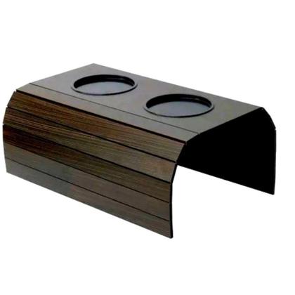 Imagem de Bandeja Esteira Suporte Porta Copos p/ Braço Sofá em MDF 