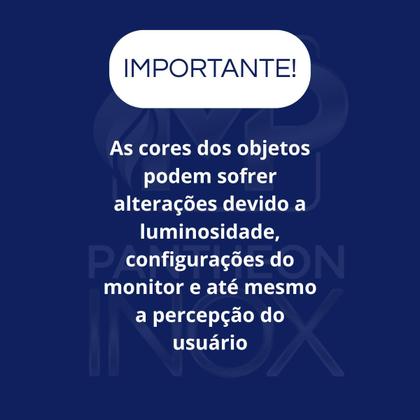 Imagem de Bandeja Grande c/ Alças Grande Retangular Servir Café Inox