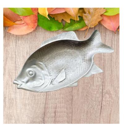 Imagem de Bandeja Grande Porções Modelo Peixe aluminio restaurante