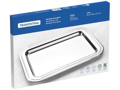Imagem de Bandeja Inox Tramontina Retangular