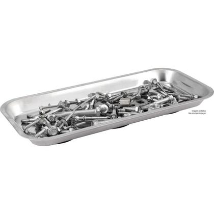 Imagem de Bandeja Magnética Retangular 160X360Mm Inox Vonder 1,074Kg