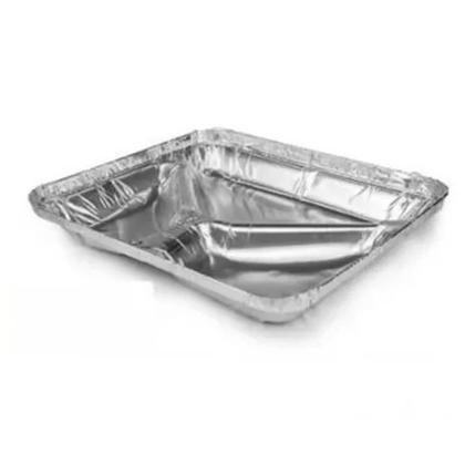 Imagem de Bandeja Marmitex Aluminio 3 Divisoria 900Ml C/100 Life Clean