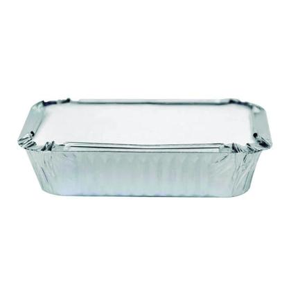 Imagem de Bandeja Marmitex Aluminio Retangular 250Ml C/200 Life Clean