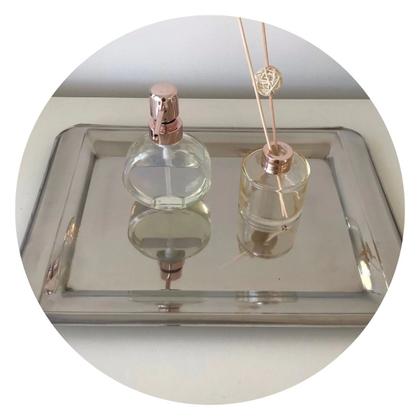 Imagem de Bandeja Para Servir Aço Inox 38cm Café Chá Mimo Style