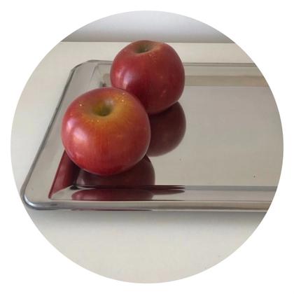 Imagem de Bandeja Para Servir Aço Inox 38cm Café Chá Mimo Style