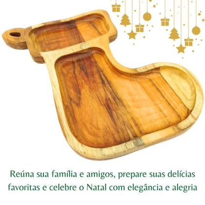 Imagem de Bandeja Petiscos Natal Petisqueira Mesa Posta Natalina