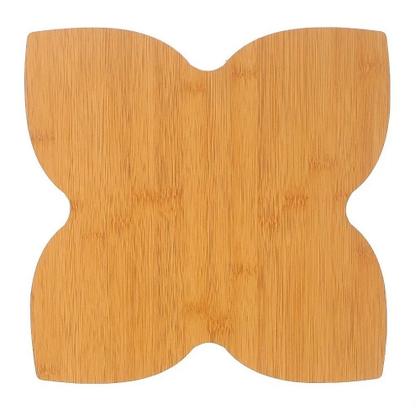 Imagem de Bandeja Petisqueira De Madeira Com Divisórias MDF - Trevo 5 Divisórias