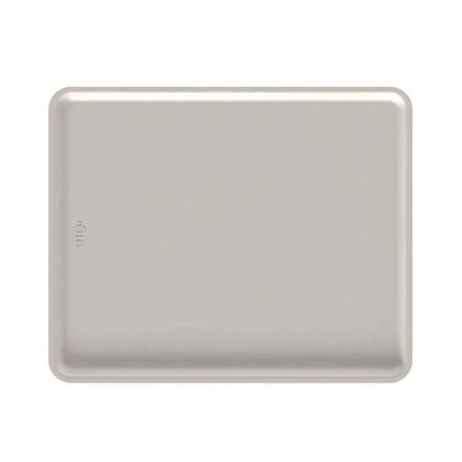 Imagem de Bandeja Plástica para Servir 27x22cm Restaurante Refeitório Ou Flow Retangular Bege