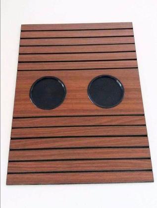 Imagem de Bandeja Porta Copo Para Braço Sofá Madeira Suporte