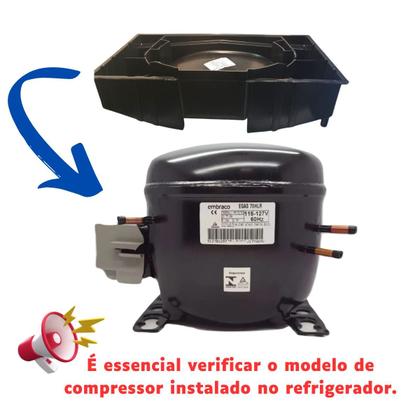 Imagem de Bandeja recepiente coletora água evaporador geladeira consul brastemp crd39 brm39 326061888