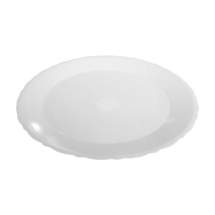 Imagem de Bandeja Redonda Branca com Borda Rendada - 27cm