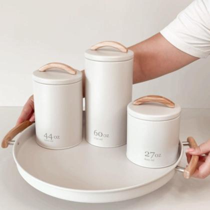 Imagem de Bandeja Redonda com Bandeja de Metal Bandeija Café da Manhã Cantinho do Café Decorativa Metalla - OU