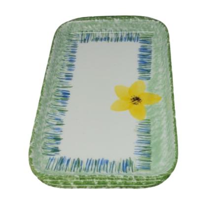Imagem de Bandeja Retangular 38cm - Dec Primavera - Porcelana Bot Art