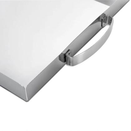Imagem de Bandeja Retangular Aço Inox com Alça Bergen Premium Brinox Ref.1415/202