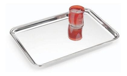 Imagem de Bandeja Retangular Aco Inox Service Lar Tramont 61412400