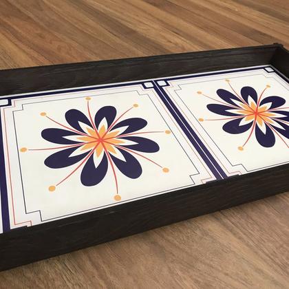 Imagem de Bandeja Retangular Borda Alta MDF