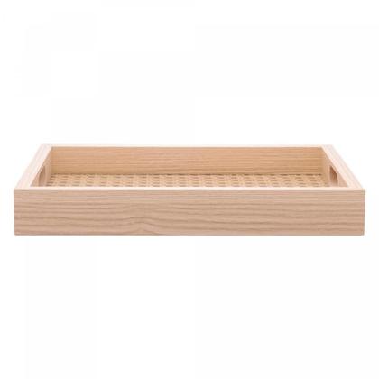 Imagem de Bandeja Retangular de Mdf com Fundo Treliça 31,5cm x 21,5cm