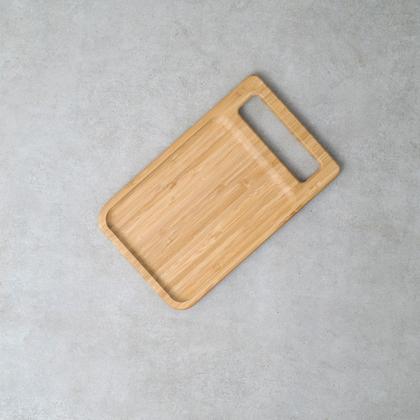 Imagem de Bandeja Retangular Em Bambu 25cm - Oikos