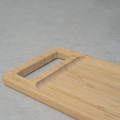 Imagem de Bandeja Retangular Em Bambu 25cm - Oikos