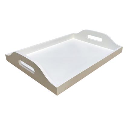 Imagem de Bandeja retangular em mdf com borda baixa