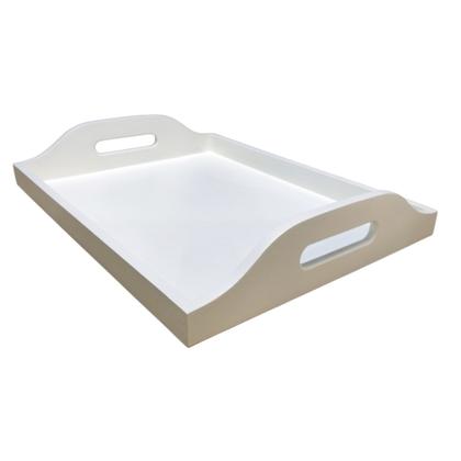 Imagem de Bandeja retangular em mdf com borda baixa