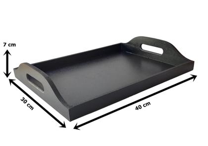 Imagem de Bandeja retangular em mdf com borda baixa