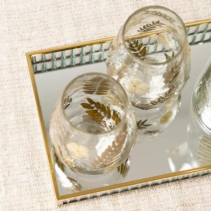 Imagem de Bandeja retangular glass 30,5cm x 18cm - copa&cia