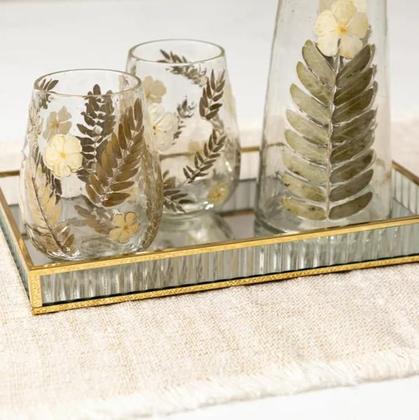 Imagem de Bandeja retangular glass 30,5cm x 18cm - copa&cia