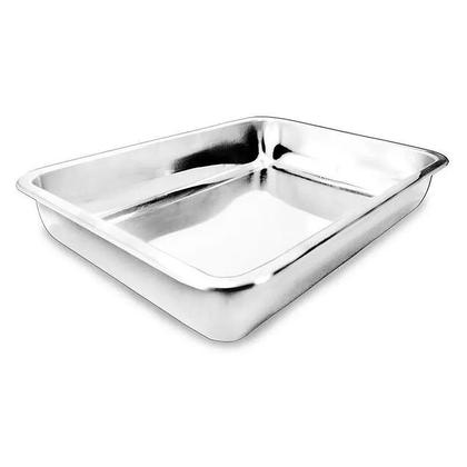 Imagem de Bandeja Retangular Inox 26,5x20,5cm 7325 - KeHome